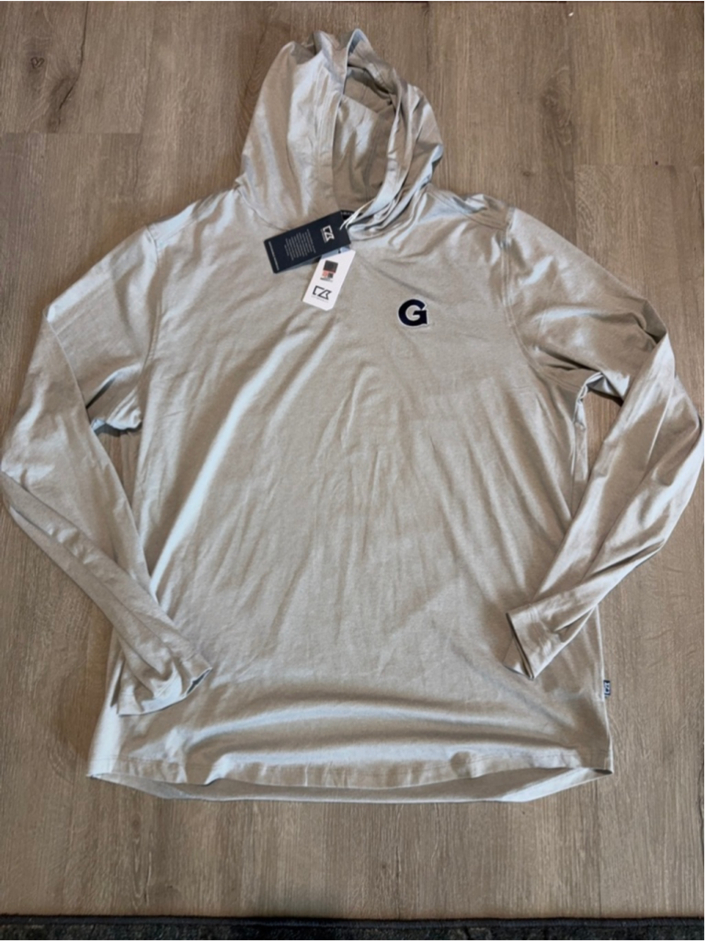 Men's lightweight Cutter & Buck Georgetown Hoyas Hoodie L